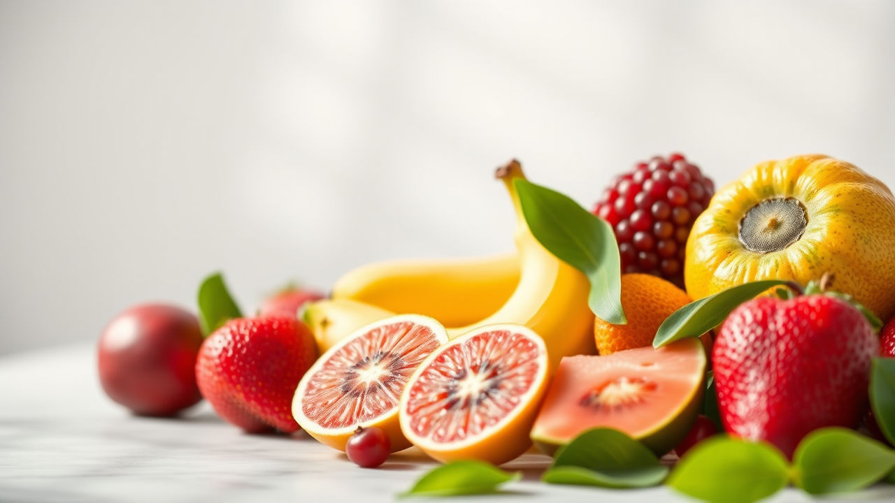 fresh fruits symbolizing wellness, evoke vitality and health