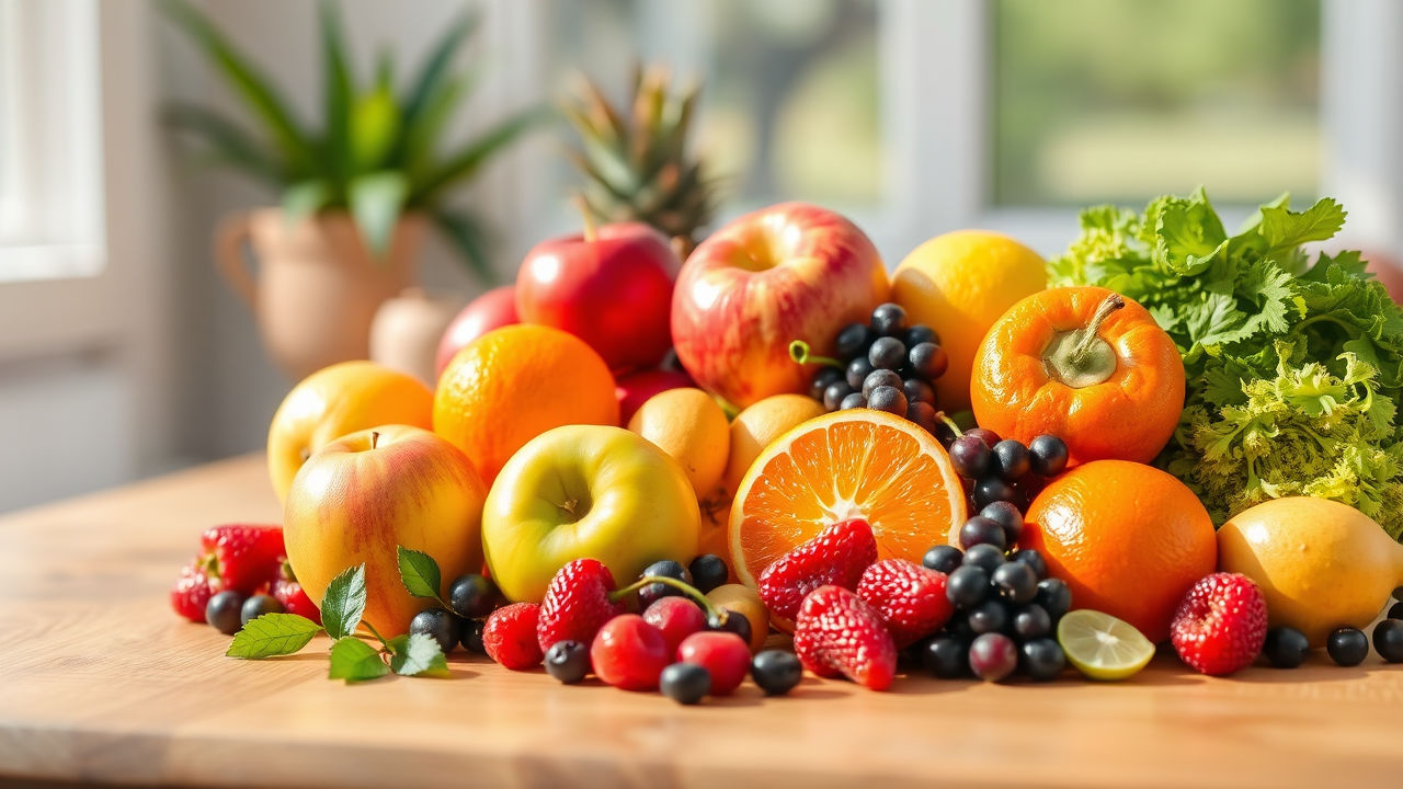 frutos frescos que simbolizan el bienestar y la vitalidad